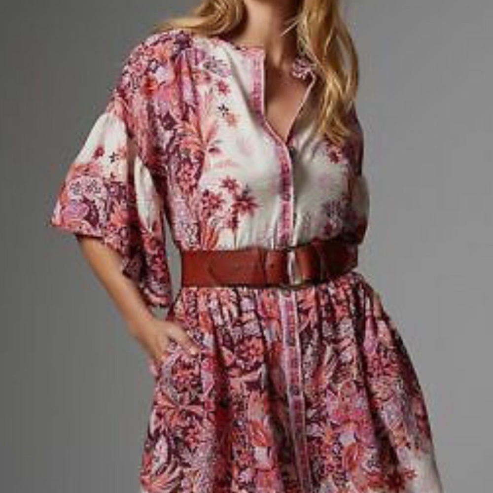 Anthropologie janelle tunic dress